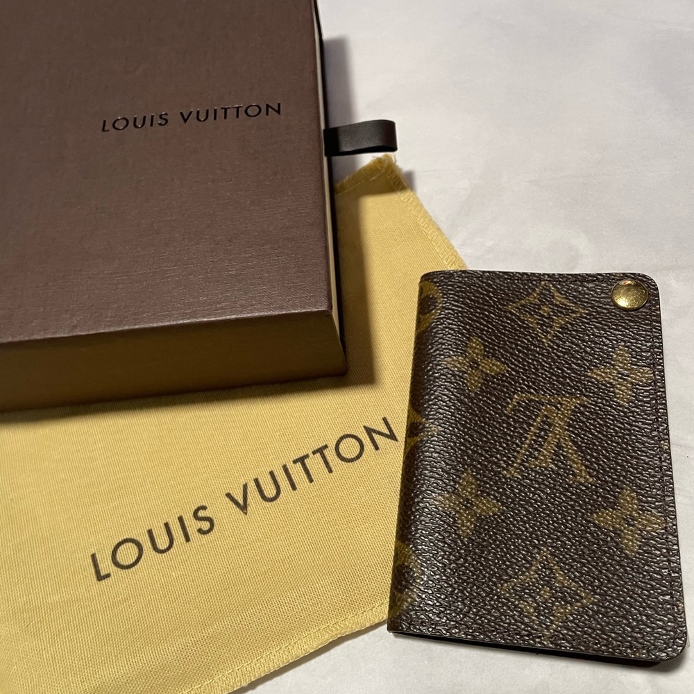 Louis Vuitton Brown Monogram Card Photo Case